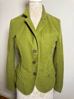 Vintage green j crew blazer
